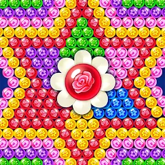 Flower Games — Bubble Pop (Мод, Много сердец) 6.4