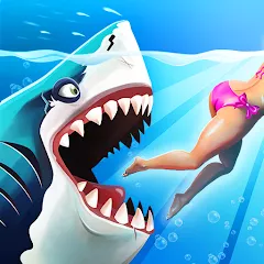 Взлом Hungry Shark World 5.5.7 ( Много Денег, Последняя версия)